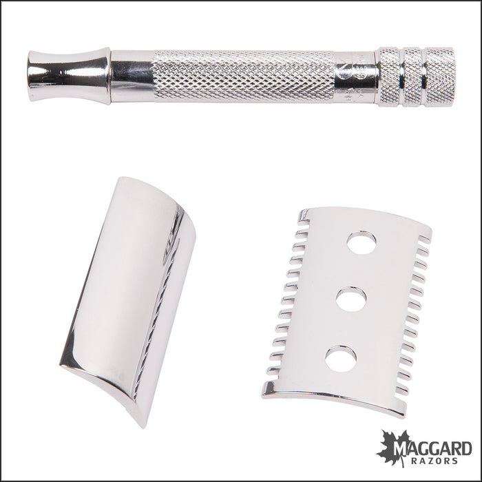 Merkur 15C Classic Chrome Open Comb DE Safety Razor