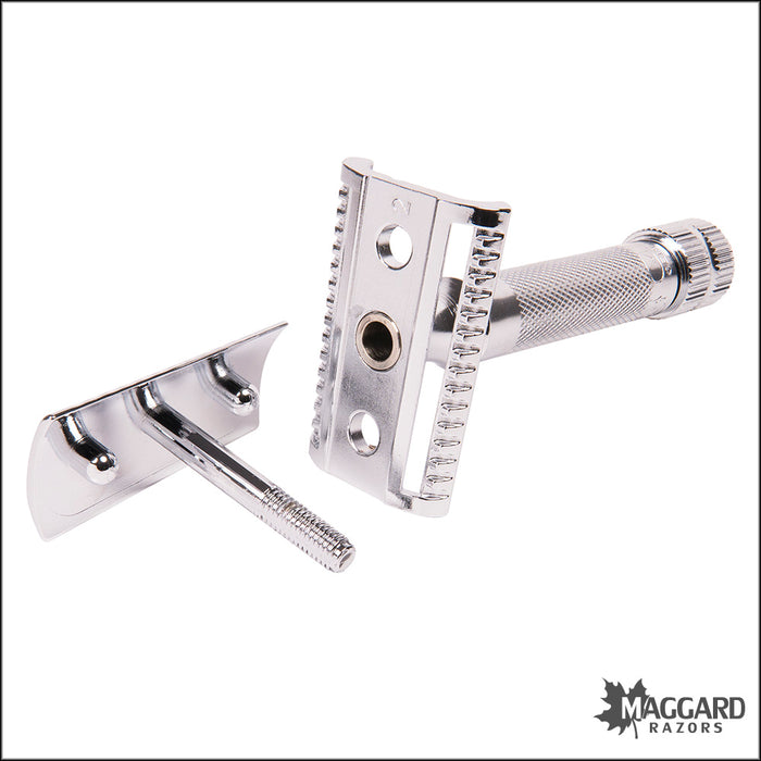 Merkur 37C Chrome Heavy Duty Slant Head DE Safety Razor