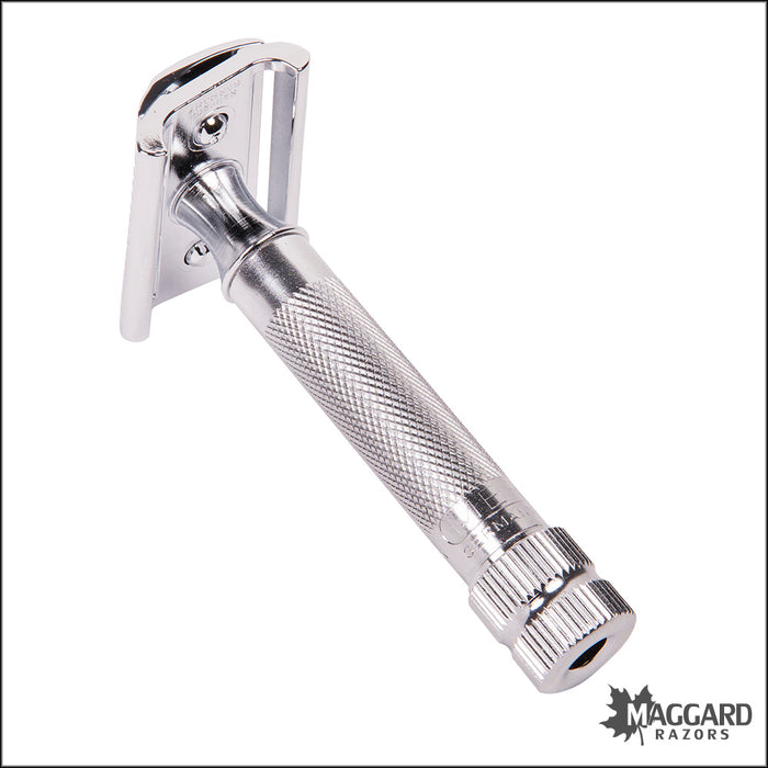 Merkur 37C Chrome Heavy Duty Slant Head DE Safety Razor