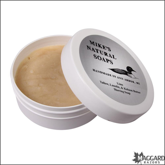 Mikes-Natural-Soaps-Lime-artisan-shaving-soap-5oz-2
