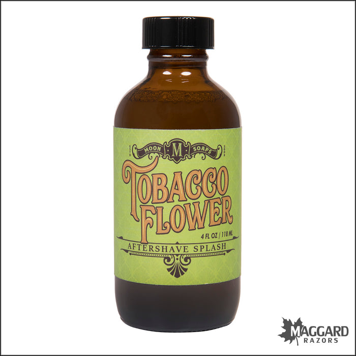 Moon Tobacco Flower Artisan Aftershave Splash, 4oz