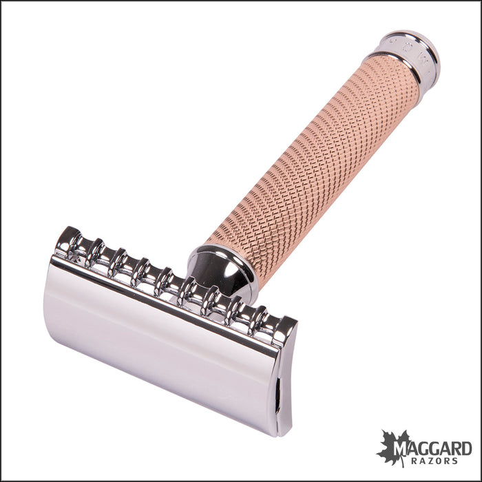 Muhle R41 Rosegold Handle Open Comb DE Safety Razor