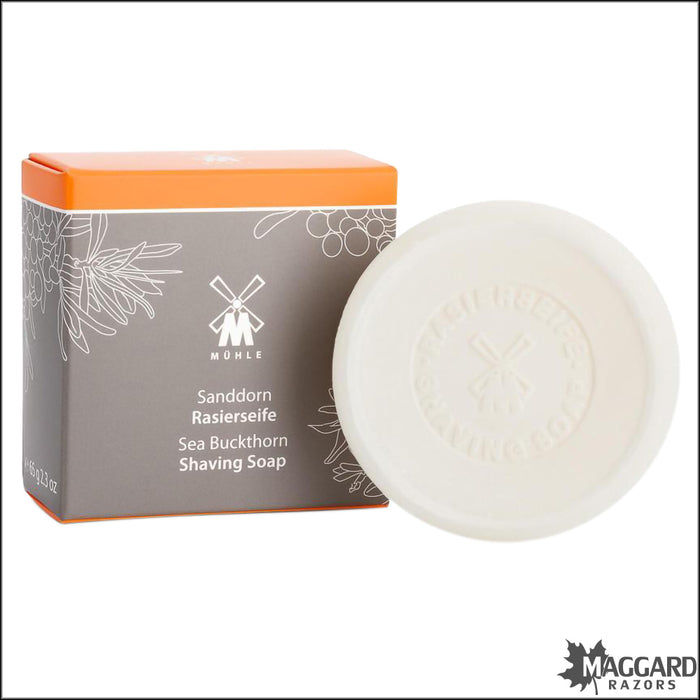 Muhle Sea Buckthorn Shaving Soap Puck Refill, 2.3oz