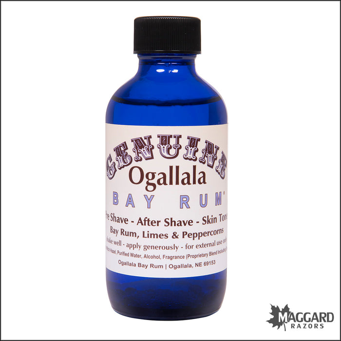 Ogallala Bay Rum, Limes and Peppercorn Aftershave Splash, 4oz