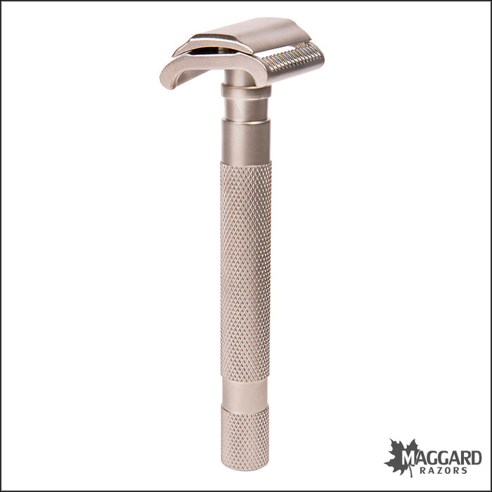 Parker 55SL-SC Satin Chrome Semi Slant DE Safety Razor