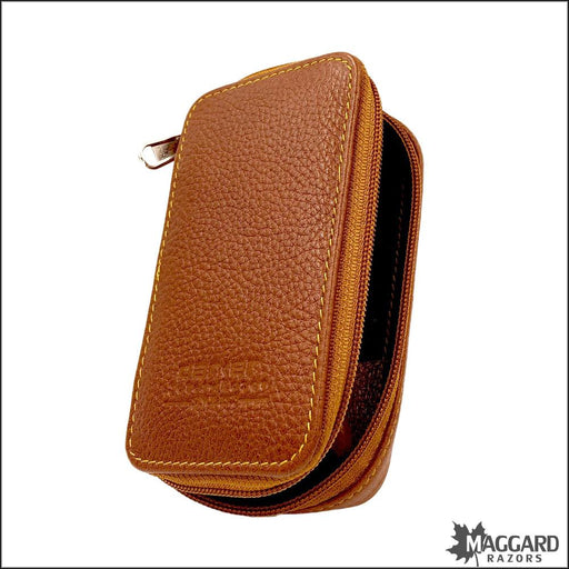 Parker-Brown-Leather-BLADE-and-Safety-Razor-Travel-Case