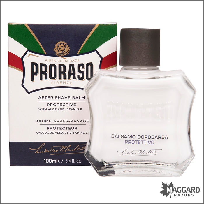 Proraso Aloe and Vitamin E Alcohol Free Aftershave Balm, 100ml