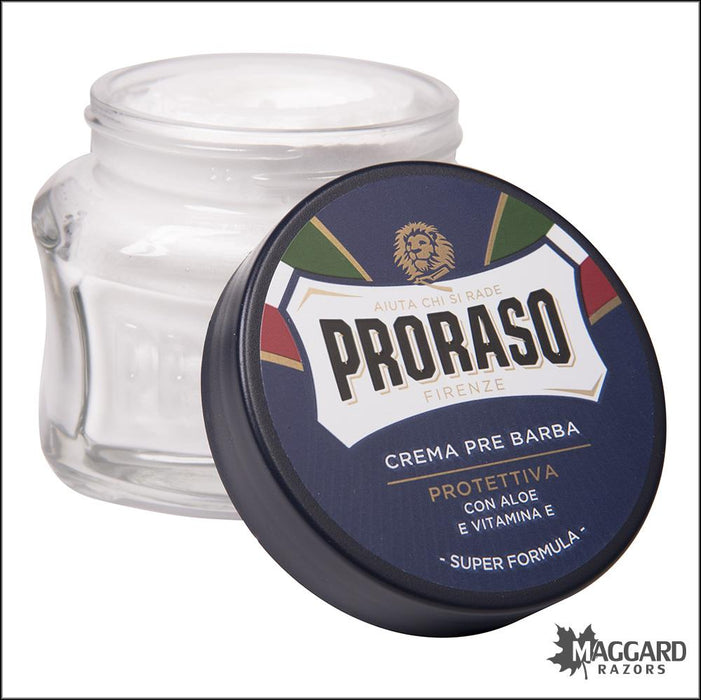 Proraso-Blue-Aloe-and-Vitamin-E-Pre-Shave-Cream-100ml-2