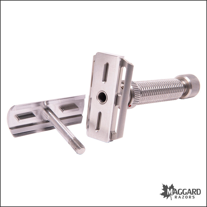 Rex Supply Co. Konsul Slant Adjustable Stainless Steel DE Razor