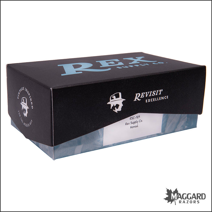 Rex Supply Co. Konsul Slant Adjustable Stainless Steel DE Razor