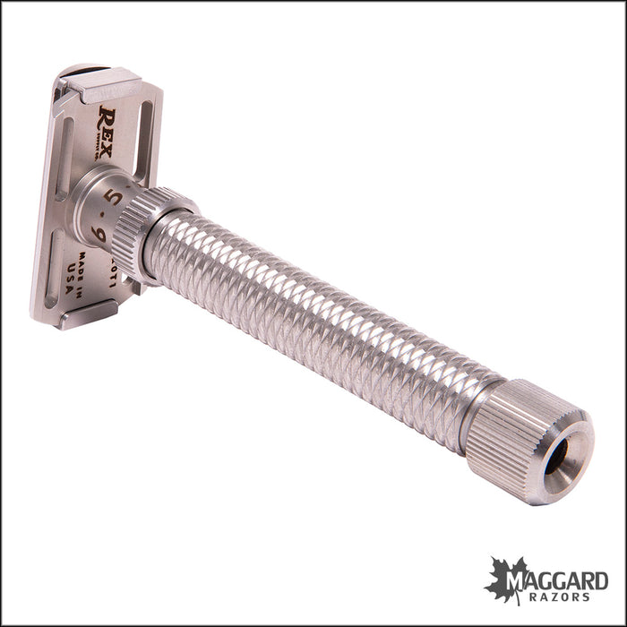 Rex Supply Co. Konsul XL Slant Adjustable Stainless Steel DE Razor