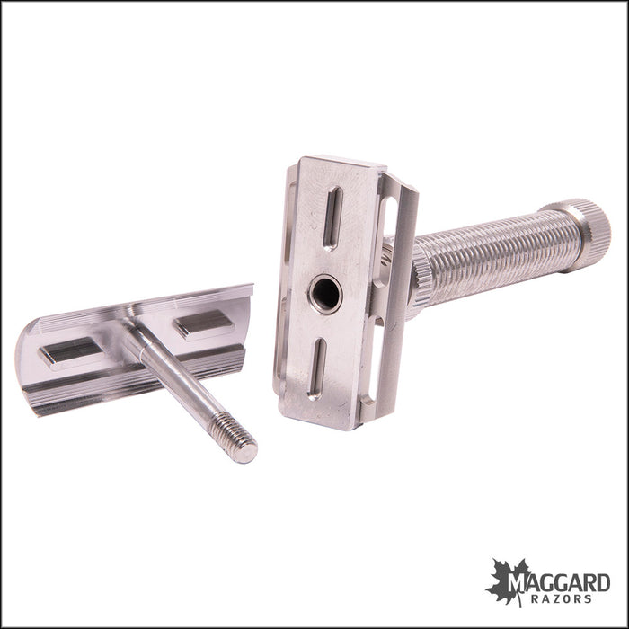 Rex Supply Co. Konsul XL Slant Adjustable Stainless Steel DE Razor
