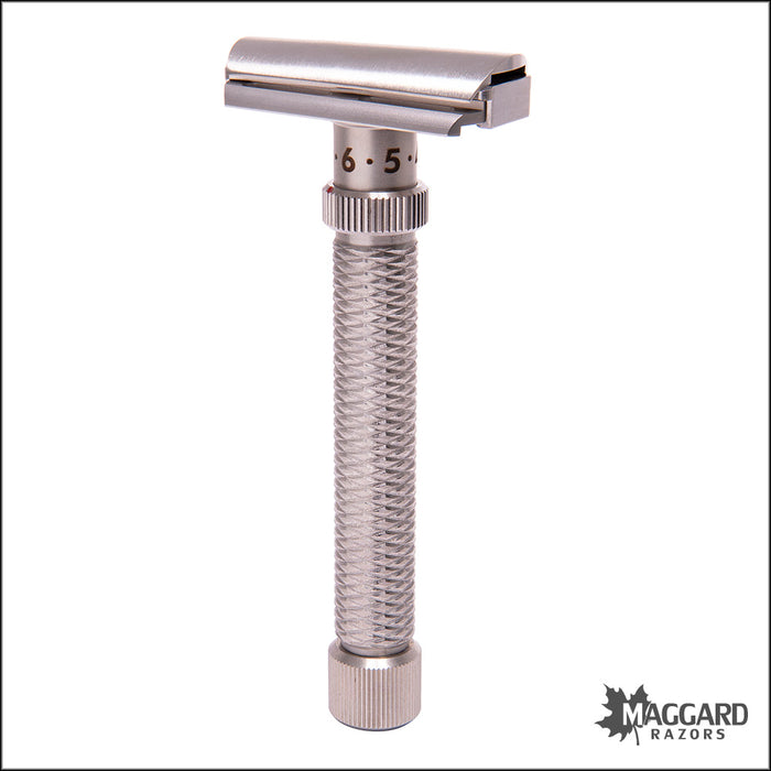 Rex Supply Co. Konsul XL Slant Adjustable Stainless Steel DE Razor