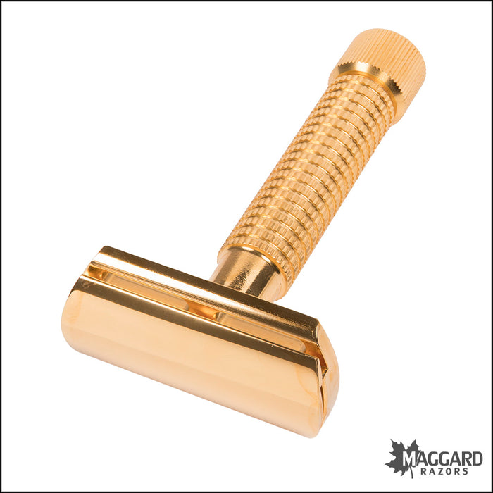 Rex Supply Co. The Envoy Deluxe Gold Closed Comb DE Safety Razor