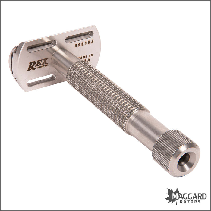 Rex Supply Co. The Envoy XL Stainless Steel Closed Comb DE Safety Razor