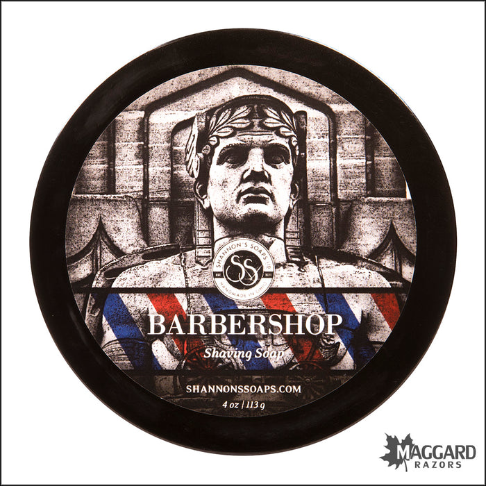 Shannon's Soaps Barbershop Tallow Shaving Soap, 4oz