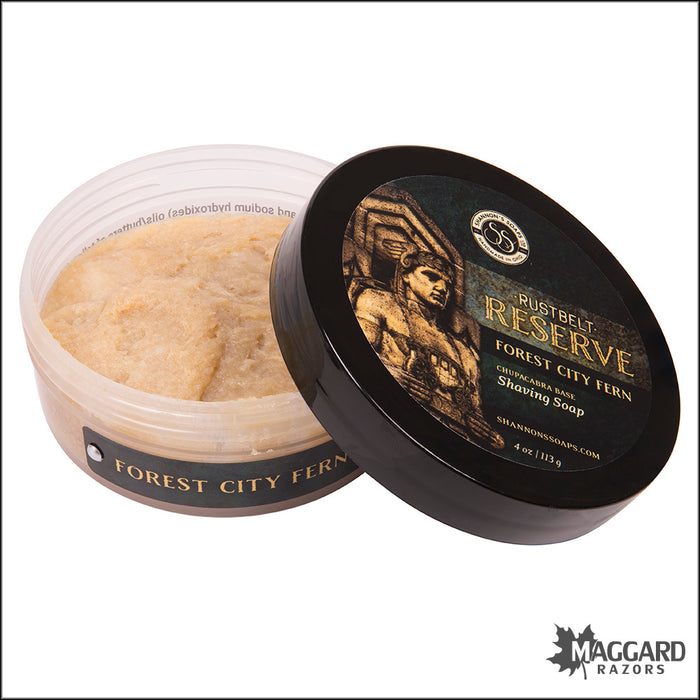 Shannon's Soaps Forest City Fern, Rust Belt Reserve Shaving Soap, 4oz