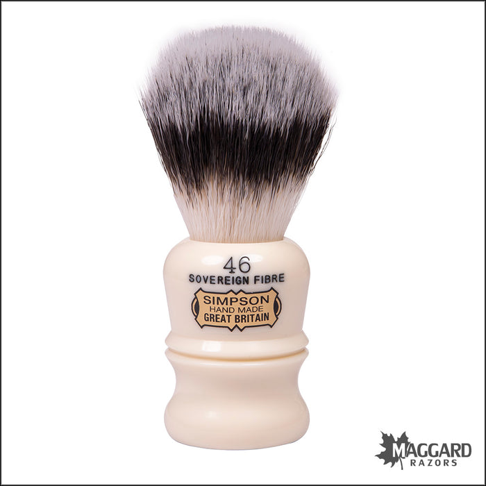 Simpson Berkeley 46 Sovereign Grade Synthetic Fibre Shaving Brush, 19mm