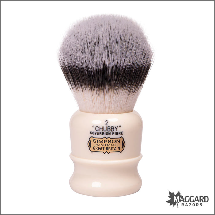 Simpson Chubby 2 Sovereign Grade Synthetic Fibre Shaving Brush, 26mm