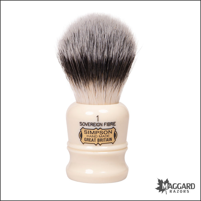 Simpson Duke 1 Sovereign Grade Synthetic Fibre Shaving Brush, 20mm