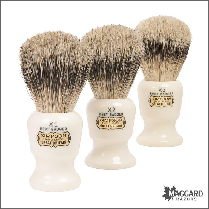 Simpsons-Commodore-X1-X2-X3-Best Badger-Shaving-Brush