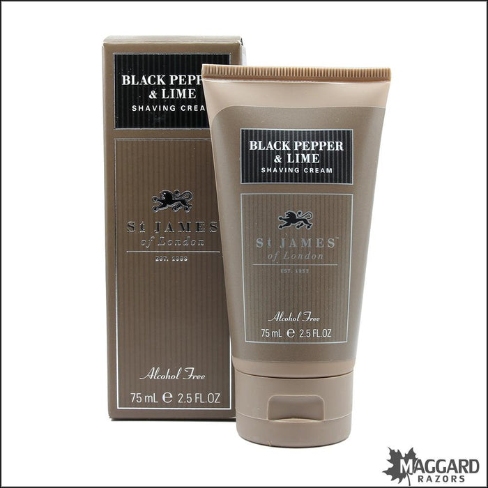 st-james-of-london-black-pepper-and-lime-travel-shave-cream-75ml