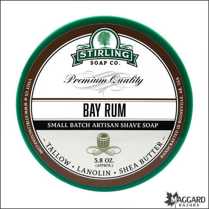 Stirling-Soap-Co-Bay-Rum-artisan-shaving-soap-5oz