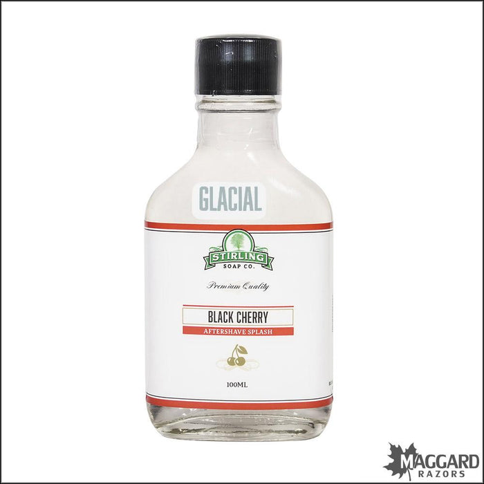 Stirling-Soap-Co-Black-Cherry-GLACIAL-Artisan-Aftershave-Splash-100ml