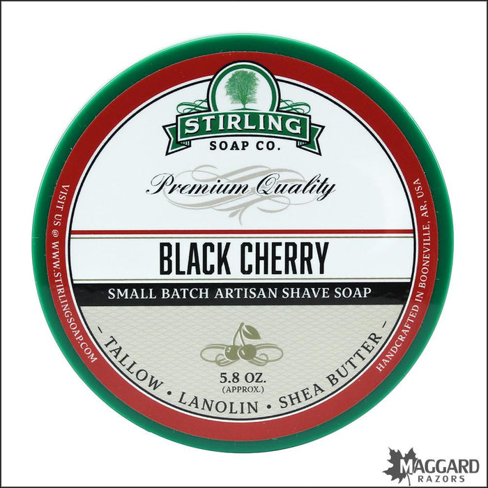 Stirling-Soap-Co-Black-Cherry-artisan-shave-soap-5oz