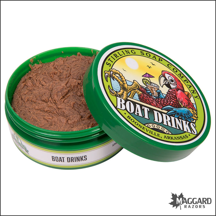 Stirling Soap Co. Boat Drinks Shaving Soap, 5.8oz