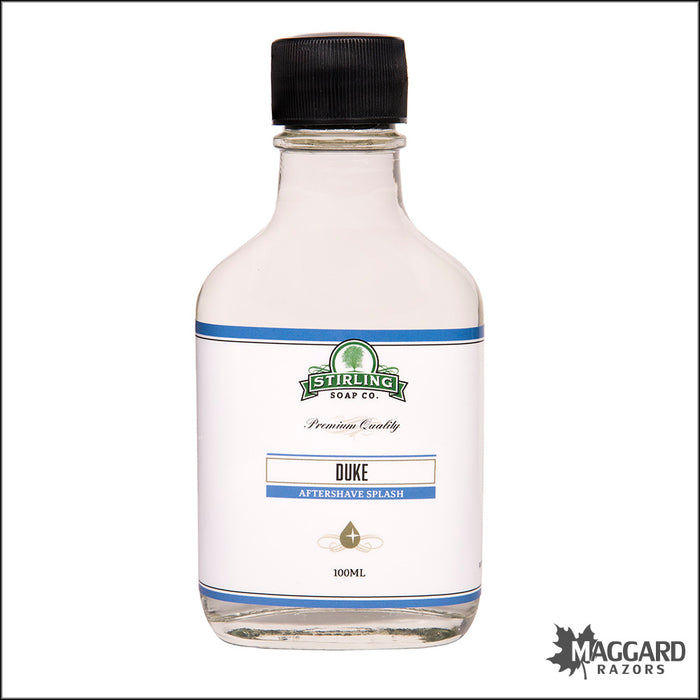 Stirling Soap Co. Duke Aftershave Splash, 100ml