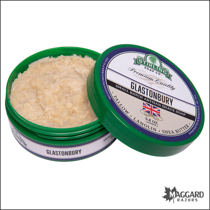 Stirling Soap Co. Glastonbury Shaving Soap, 5.8oz - Seasonal Release