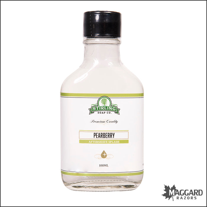 Stirling Soap Co. Pearberry Aftershave Splash, 100ml - Seasonal Release