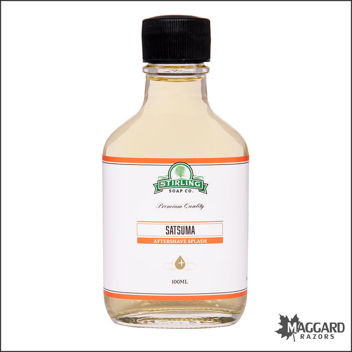 Stirling Soap Co. Satsuma Aftershave Splash, 100ml - Seasonal Release
