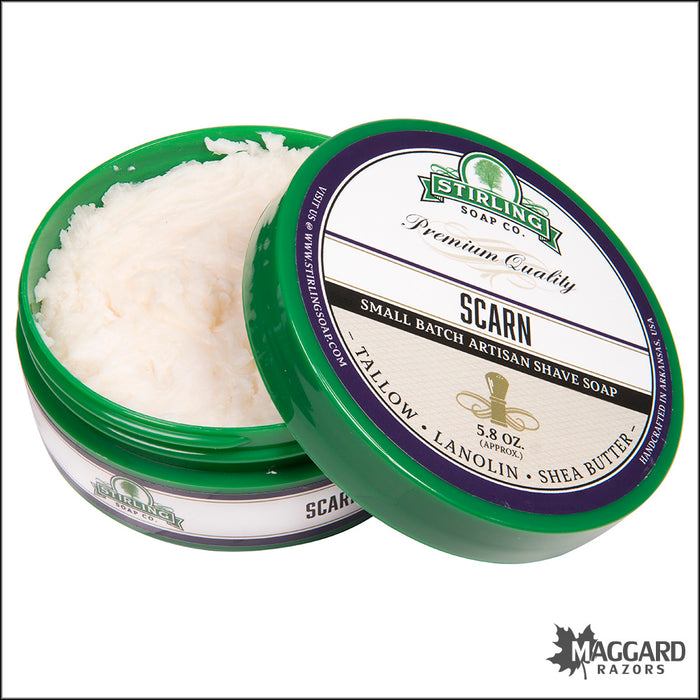 Stirling Soap Co. Scarn Shaving Soap, 5.8oz - Seasonal Release