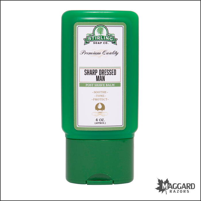 Stirling Soap Co. Sharp Dressed Man Aftershave Balm, 4oz