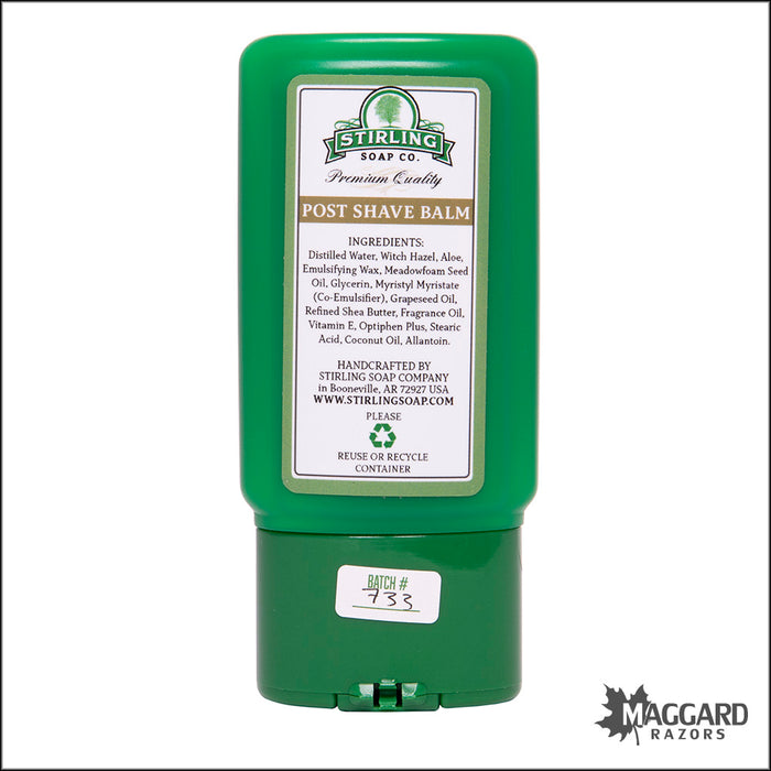 Stirling Soap Co. Sharp Dressed Man Aftershave Balm, 4oz