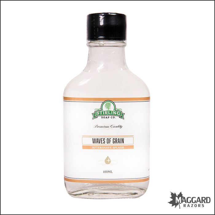Stirling Soap Co. Waves of Grain Aftershave Splash, 100ml - Seasonal Release