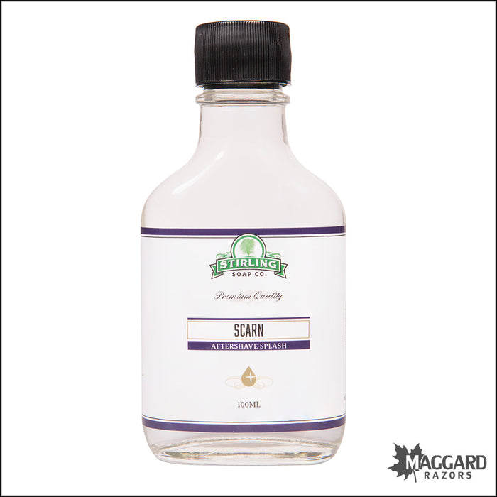 Stirling Soap Co. Scarn Aftershave Splash, 100ml - Seasonal Release
