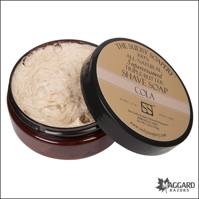 Sudsy-Soapery-Cola-Artisan-Shaving-Soap-5.5oz-2