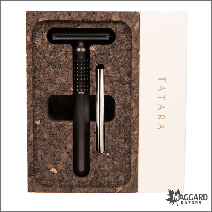 Tatara Razors Masamune Nodachi Black Closed Comb Safety Razor