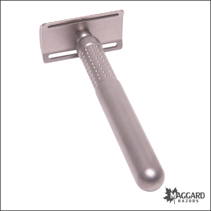 Tatara Razors Masamune Nodachi Titanium Closed Comb DE Safety Razor, Matte Finish
