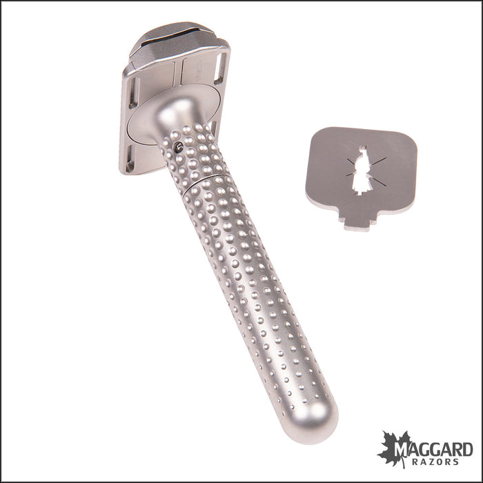 Tatara Razors Muramasa Adjustable Closed Comb Machined DE Safety Razor, Matte Finish