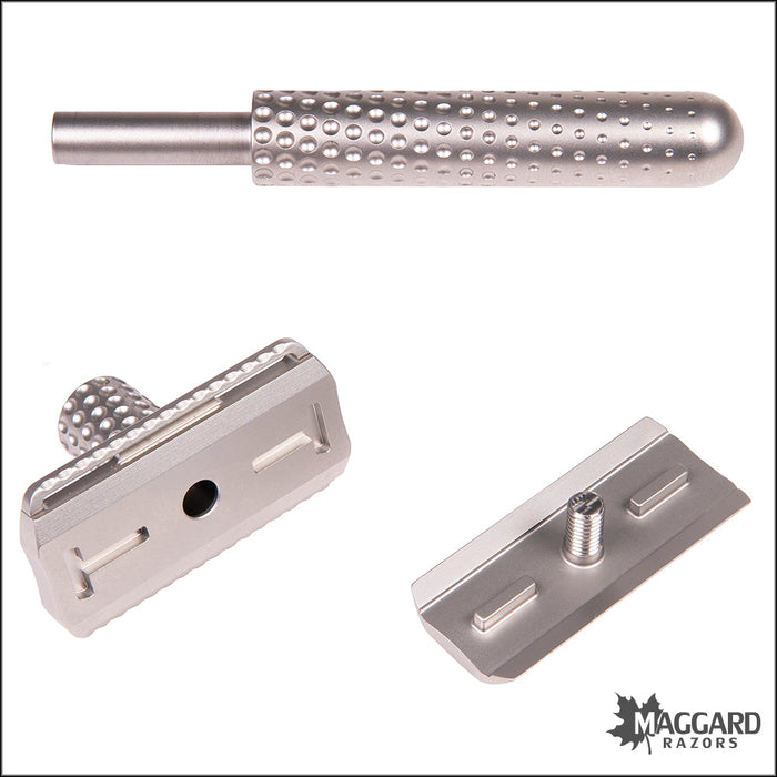 Tatara Razors Muramasa Adjustable Closed Comb Machined DE Safety Razor, Matte Finish