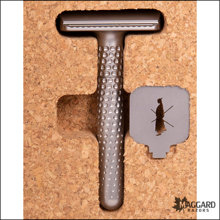 Tatara Razors Muramasa Adjustable Closed Comb Machined DE Safety Razor, Matte Finish