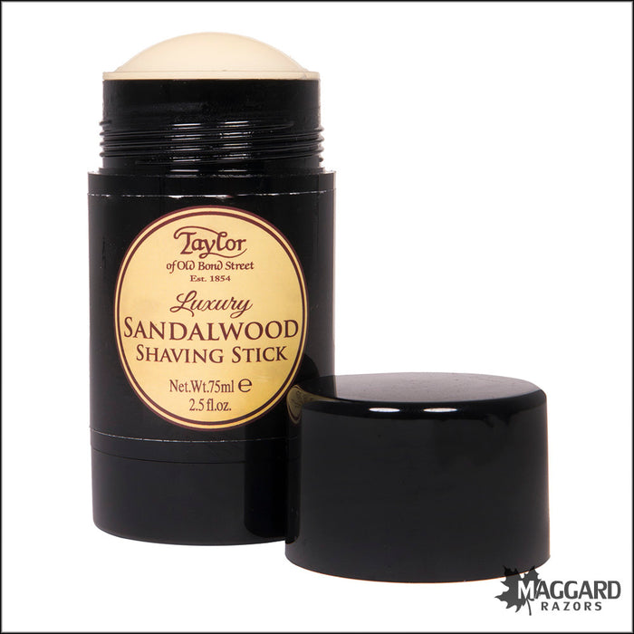 Taylor of Old Bond Street Sandalwood Shaving Soap Stick, 2.5oz