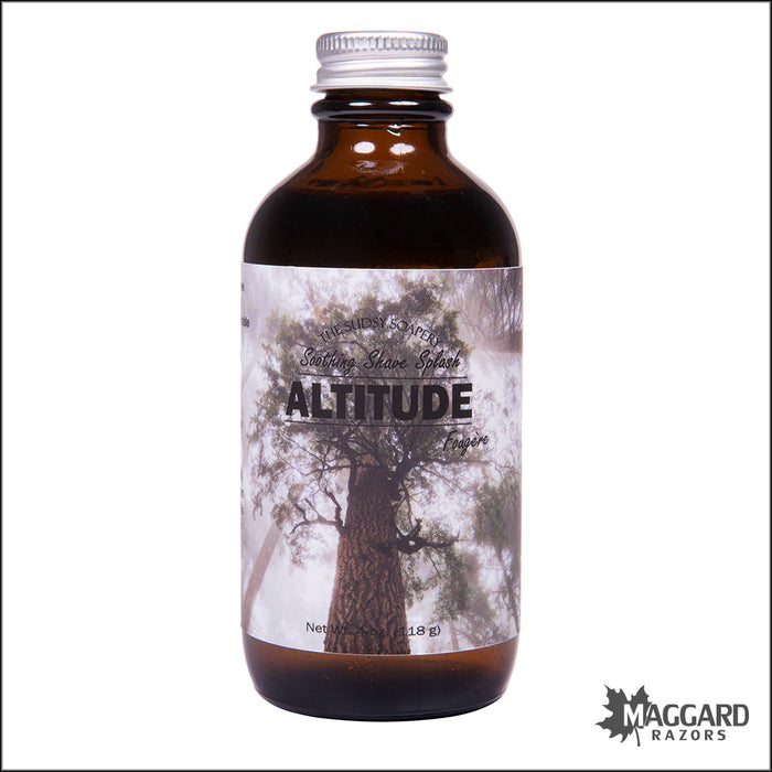The Sudsy Soapery Altitude Fougère Aftershave Splash, 4oz - Alcohol Free