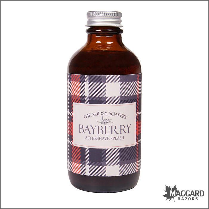 The Sudsy Soapery Bayberry Aftershave Splash, 4oz - Alcohol Free