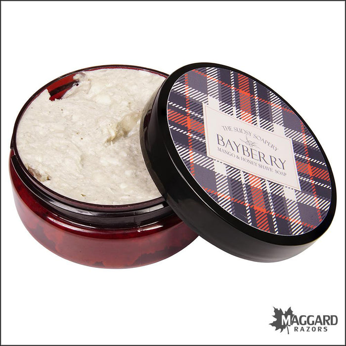 The-Sudsy-Soapery-Bayberry-Artisan-Shaving-Soap-5.3oz-2