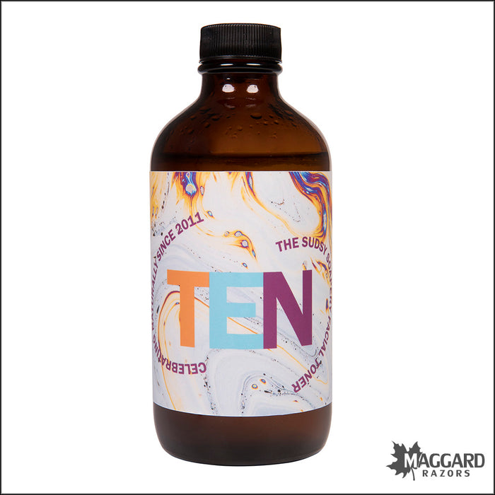 The Sudsy Soapery Ten Aftershave Facial Toner, 7.5oz - Alcohol Free